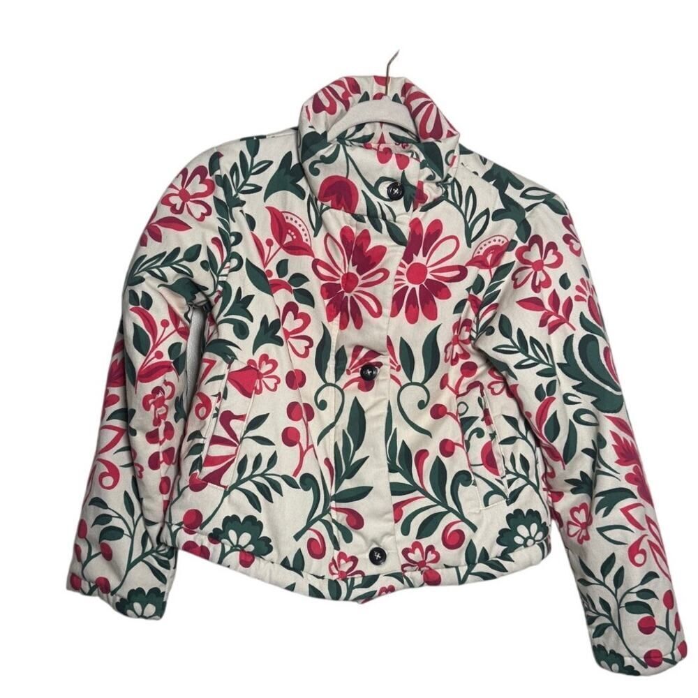 Anthropologie Floral Patterned Jacket Sz. XXS - Picture 5 of 10